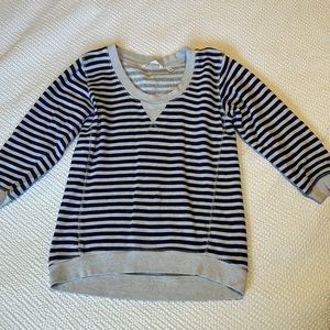 ADD TO BUNDLE- Victoria’s Secret Striped Half-Sleeve Sweater Small